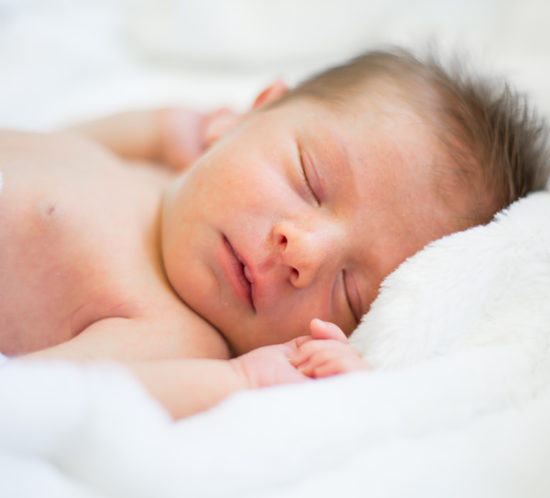 newborn baby in blanket