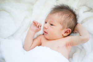 newborn baby in blanket