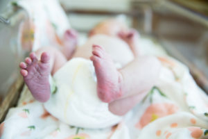 newborn baby feet
