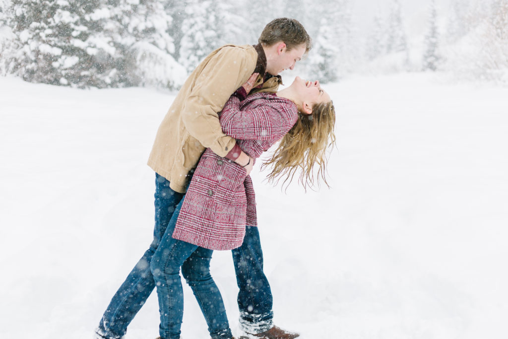 Engagements at Jordan Pines in Big Cottonwood Canyon