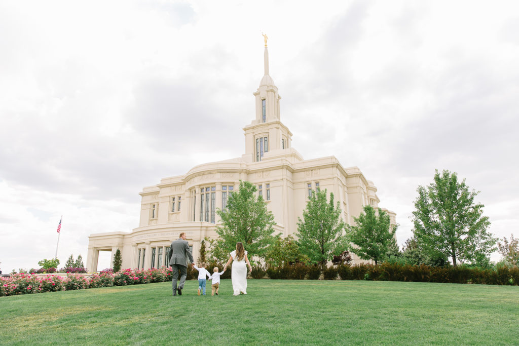 Payson Temple family photography