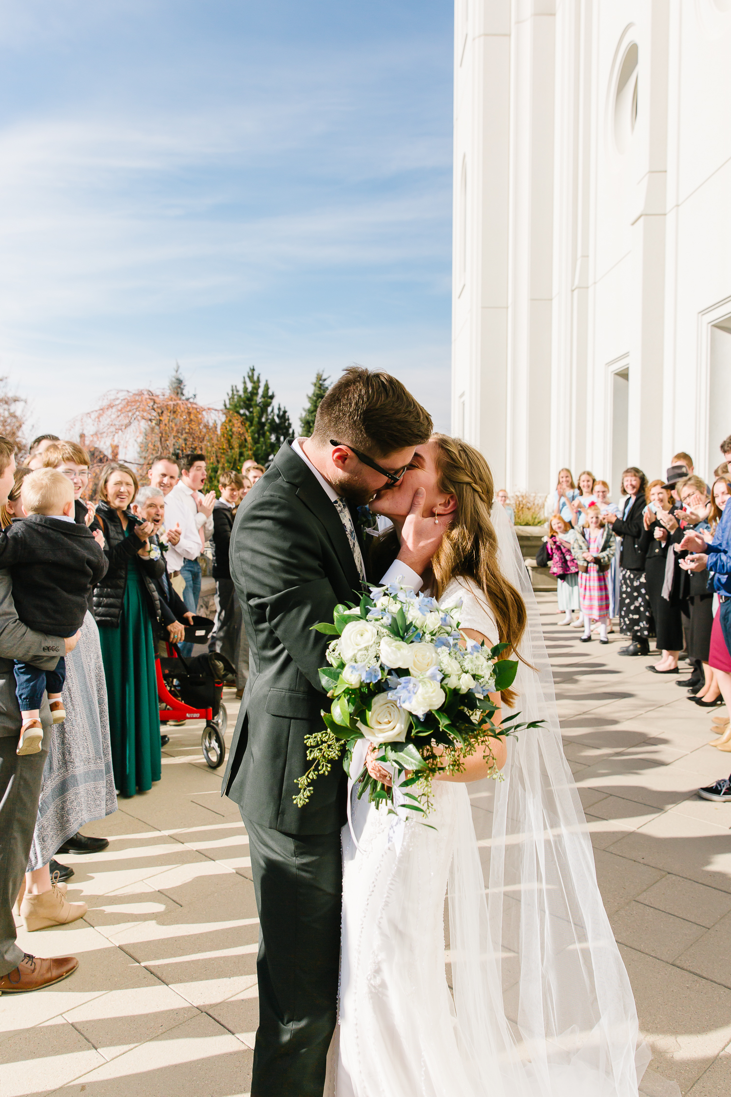 Utah Temple Photographer | Utah Wedding PhotographerLDS temple weddings l Wedding inspiration l Wedding bouquets l Wedding rings l Wedding day l Brigham City Temple l Wedding reception inspiration l What to wear on your wedding day l Leianne Phillips Photography